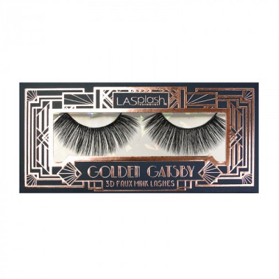 GOLDEN GATSBY 3D FAUX MINK EYELASHES