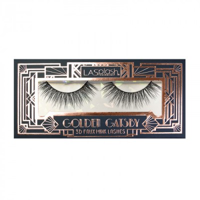 GOLDEN GATSBY 3D FAUX MINK EYELASHES