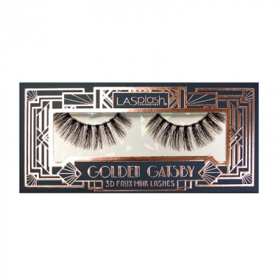 GOLDEN GATSBY 3D FAUX MINK EYELASHES