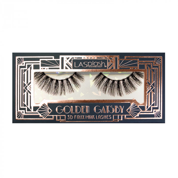 GOLDEN GATSBY 3D FAUX MINK EYELASHES