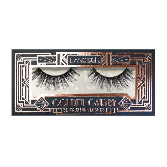 GOLDEN GATSBY 3D FAUX MINK EYELASHES