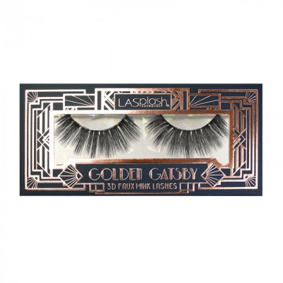 GOLDEN GATSBY 3D FAUX MINK EYELASHES