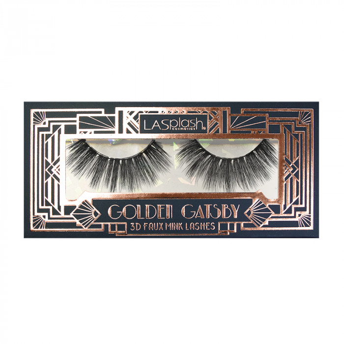 GOLDEN GATSBY 3D FAUX MINK EYELASHES