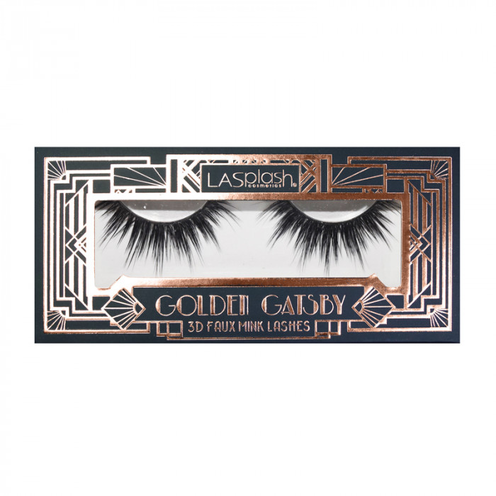GOLDEN GATSBY 3D FAUX MINK EYELASHES