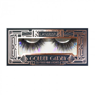 GOLDEN GATSBY 3D FAUX MINK EYELASHES