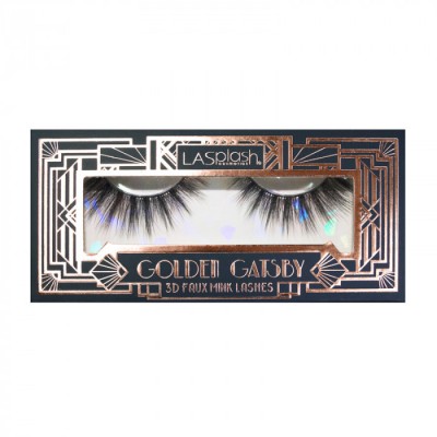 GOLDEN GATSBY 3D FAUX MINK EYELASHES