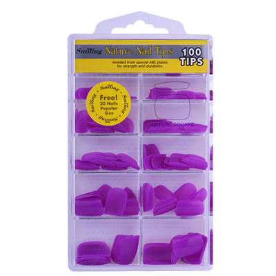 Smiling Natural Nail Tips