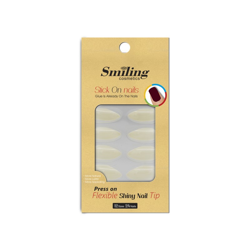 SMILING FLEXIBLE SHINY NAIL TIP