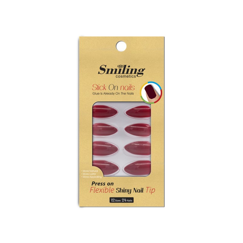 SMILING FLEXIBLE SHINY NAIL TIP
