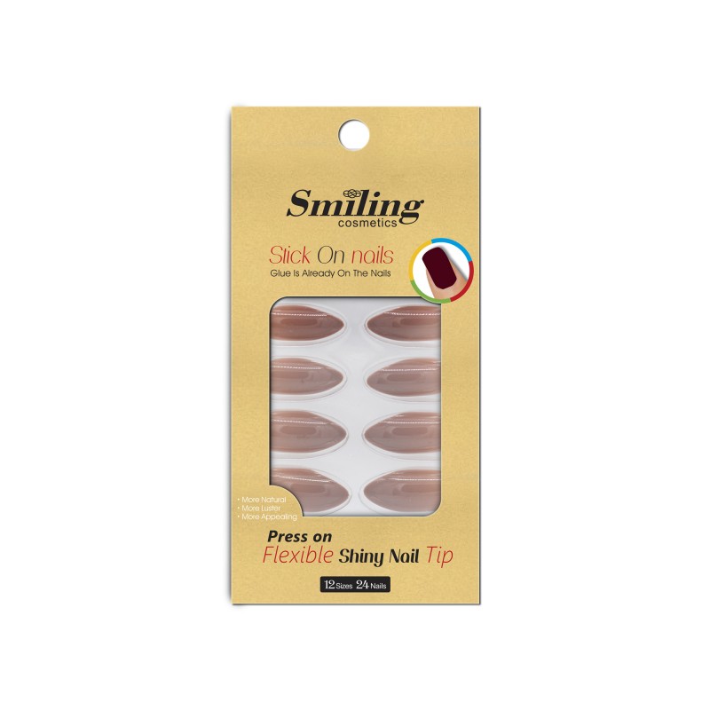 SMILING FLEXIBLE SHINY NAIL TIP