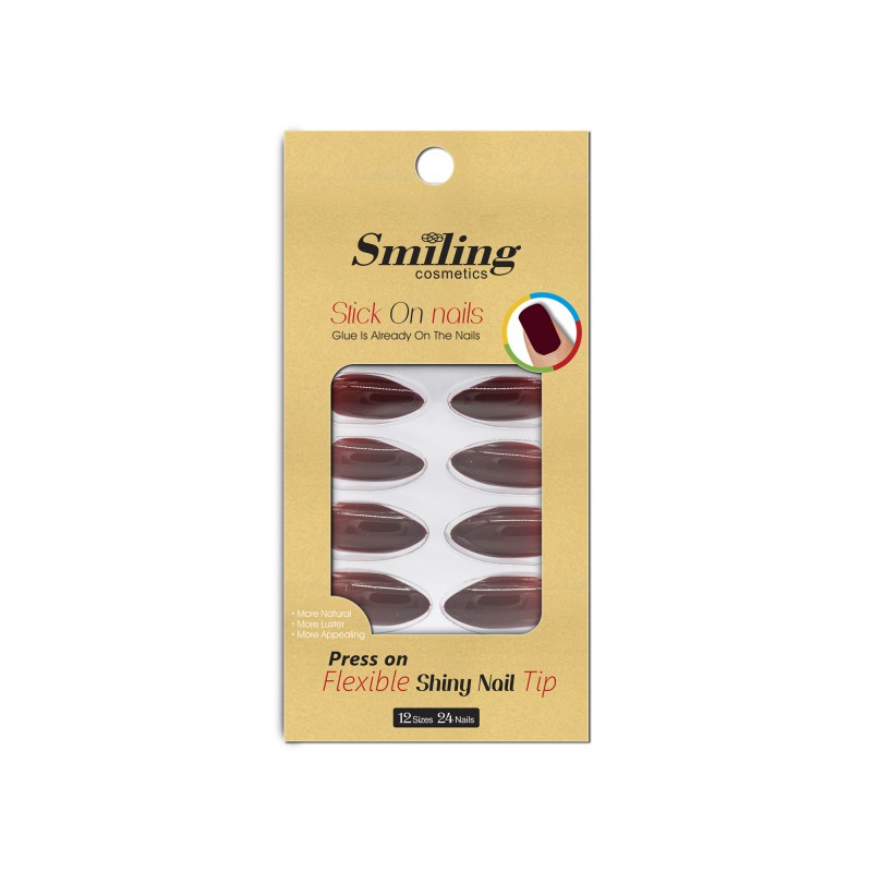 SMILING FLEXIBLE SHINY NAIL TIP