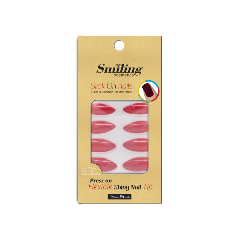 SMILING FLEXIBLE SHINY NAIL TIP
