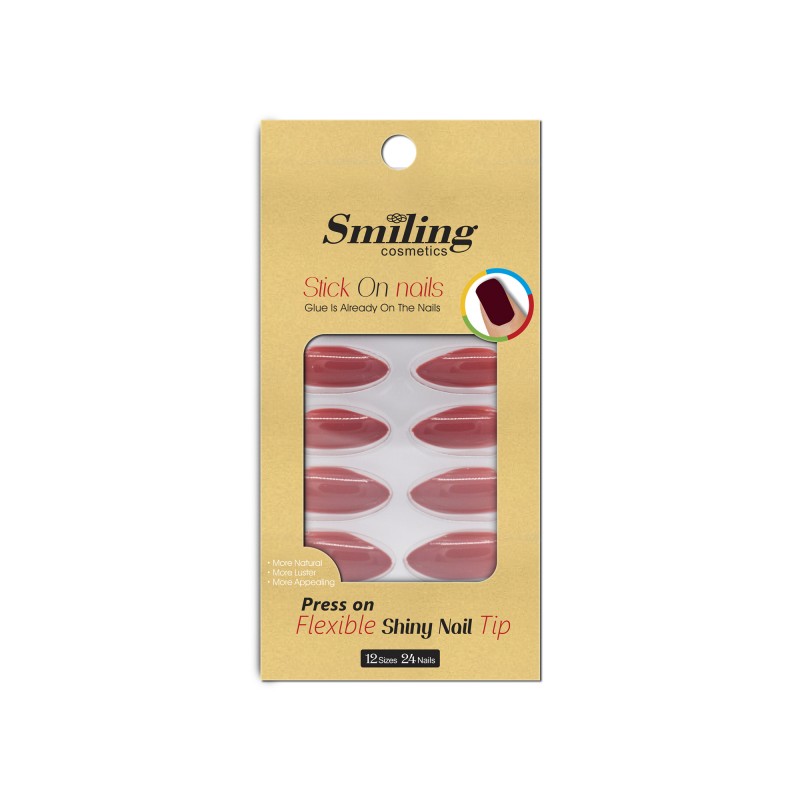 SMILING FLEXIBLE SHINY NAIL TIP