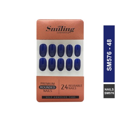 SMILING PREMIUM ROUNDED NAILS- SELF ADHESIVE