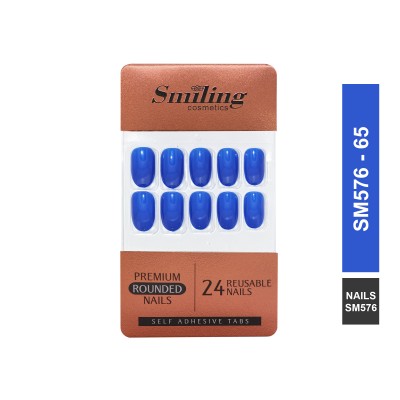 SMILING PREMIUM ROUNDED NAILS- SELF ADHESIVE