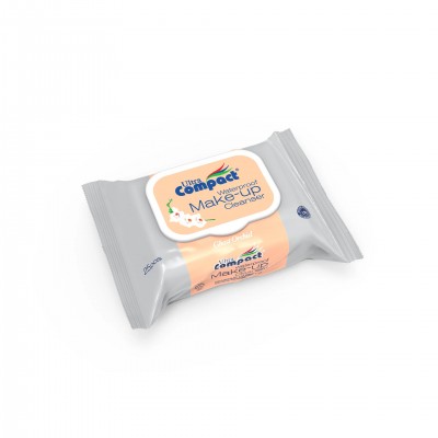 Ultra Compact Waterproof Make-Up Remover Wipes