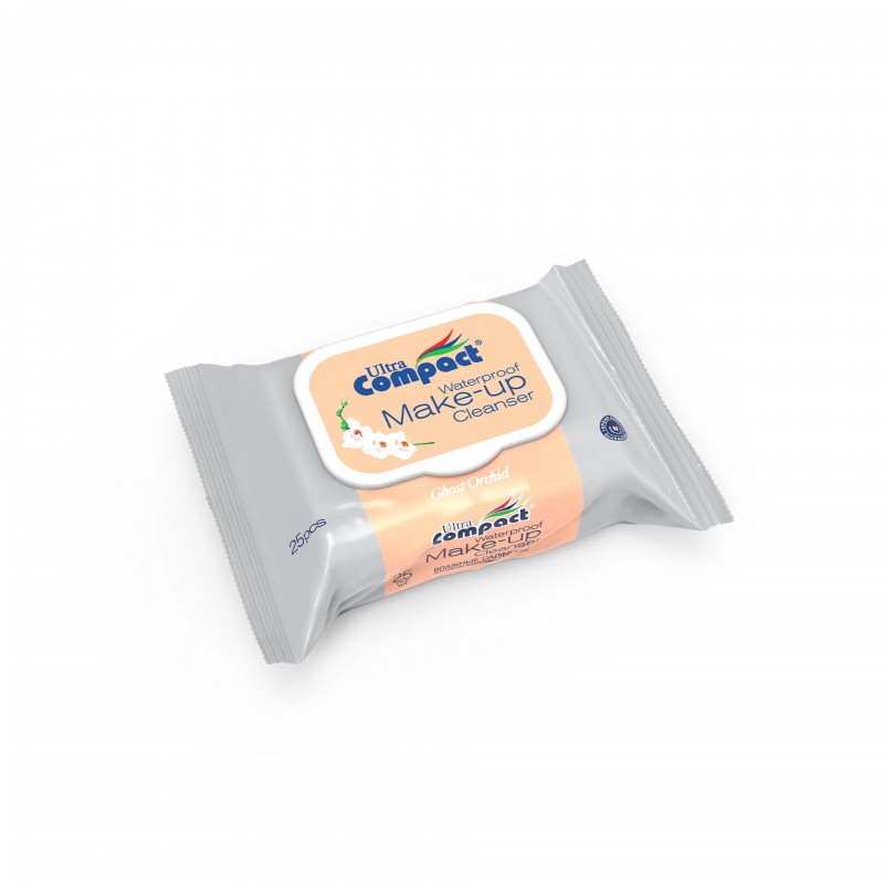 Ultra Compact Waterproof Make-Up Remover Wipes